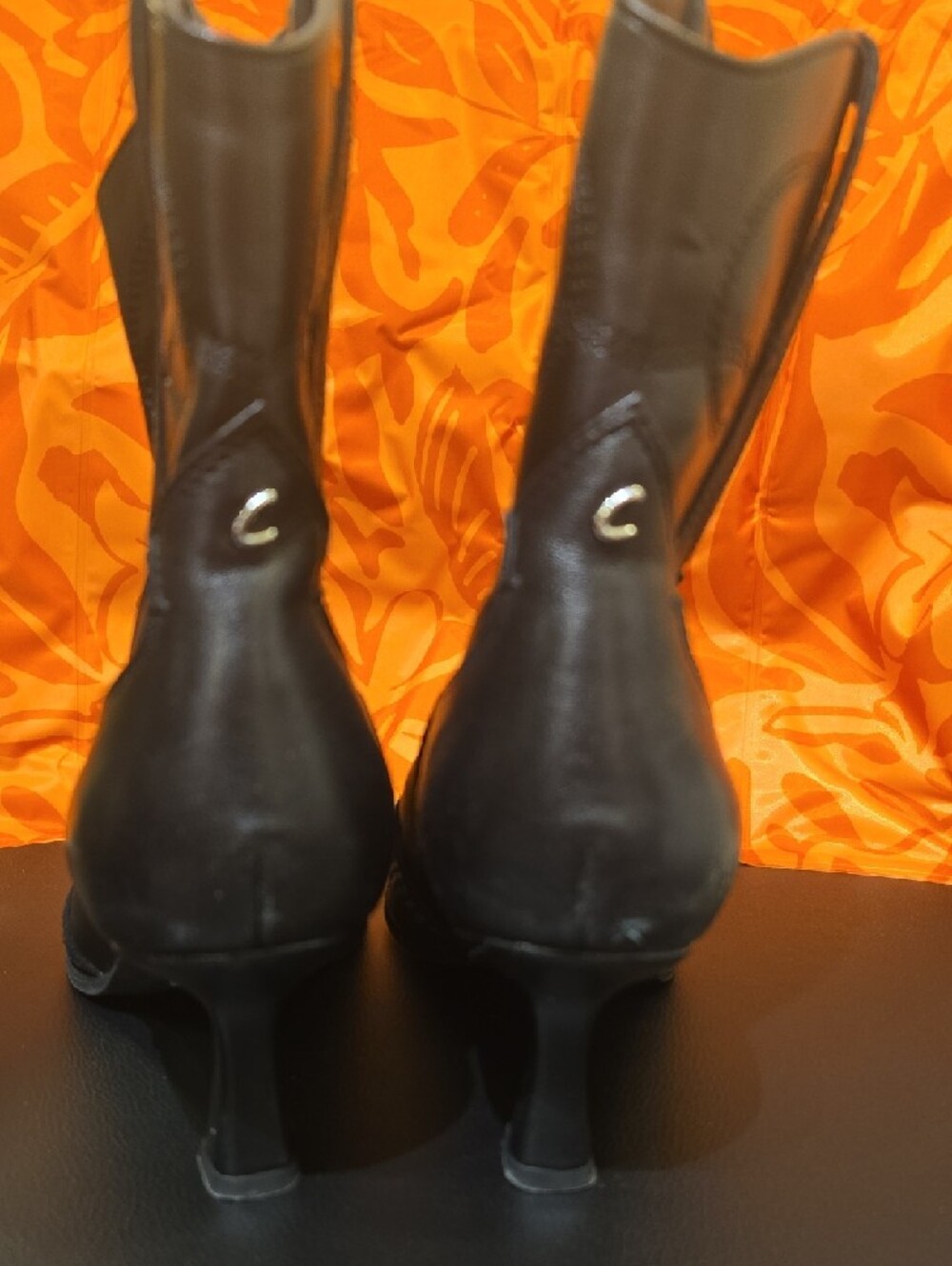 Circus by Sam Edelman Black Pointed-Toe Yolanda Metal Studded Western Booties - Picture 3 of 12